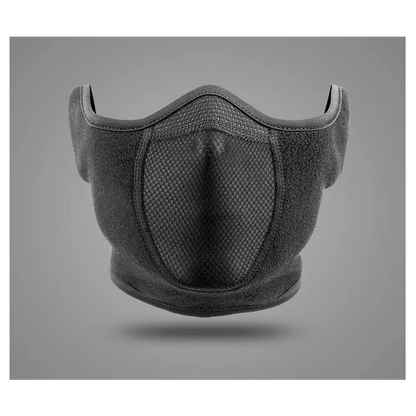 Unisex Breathable Black Half Ski Windproof Sport Mask Face Cover Ear Warmer For Winter Weather Men Running Thermal Masks Scarf Snowboard Ski Mask Neck Warmer