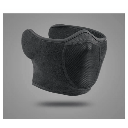 Unisex Breathable Black Half Ski Windproof Sport Mask Face Cover Ear Warmer For Winter Weather Men Running Thermal Masks Scarf Snowboard Ski Mask Neck Warmer