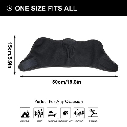 Unisex Breathable Black Half Ski Windproof Sport Mask Face Cover Ear Warmer For Winter Weather Men Running Thermal Masks Scarf Snowboard Ski Mask Neck Warmer
