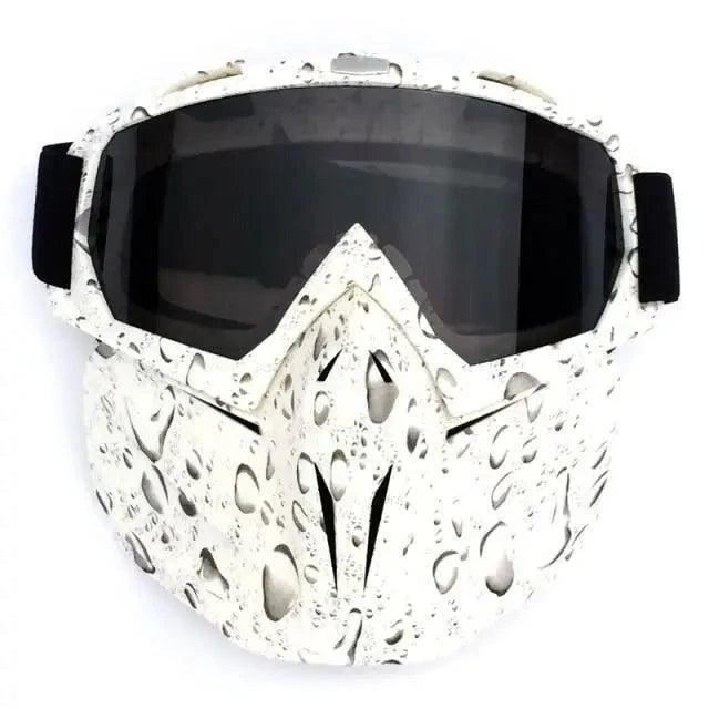 Unisex Snowboard Glasses Snowmobile Skiing Goggles For Men Women Windproof Sunglasses With Detachable Mask