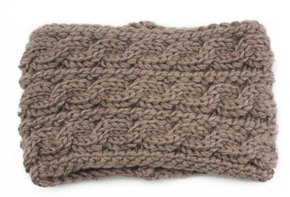 Winter Soft Wool Knit Warm Lightweight Ear Protection Crochet Headbands Elegant Turban Outdoor Sports Headwear Hair Ribbons Hair Accessories For Girl